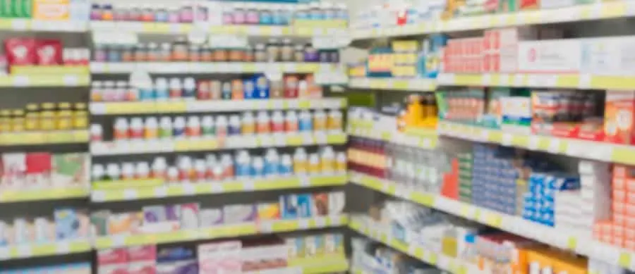 prescription drugs at a pharmacy