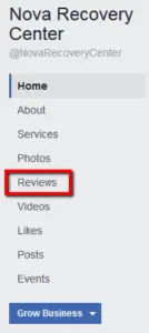 facebook review screenshot