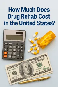 Drug Rehab Cost in the United States - Calculator, Pills, and Money